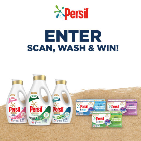 Persil Scan Wash Win competition