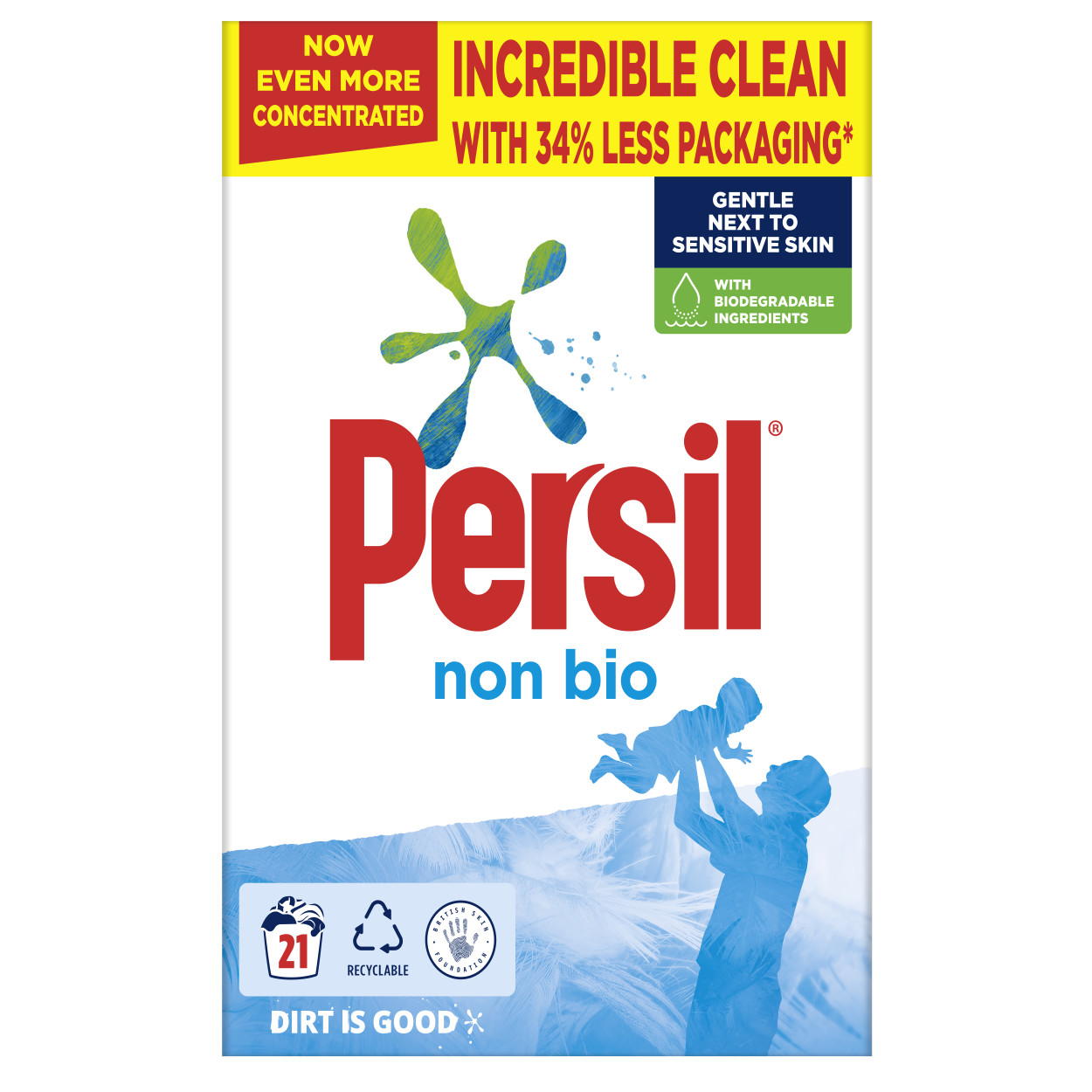 PERSIL NON BIO WASHING POWDER packshot