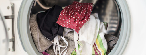 Masks in a washing machine