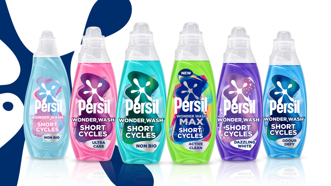 Persil wonder wash packshot line up
