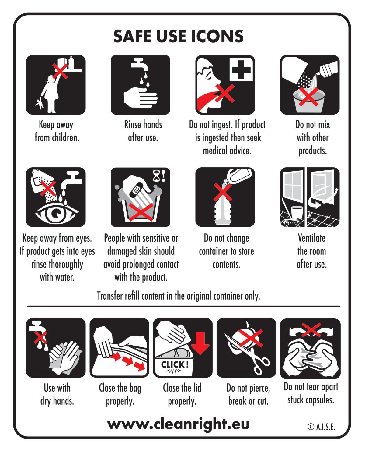 Capsule safety warning