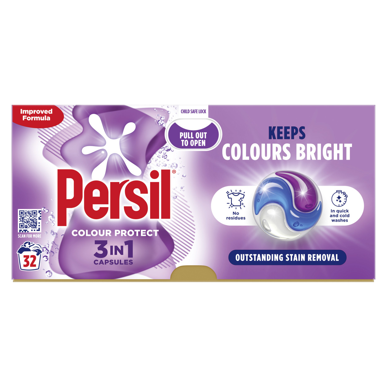 PERSIL COLOUR 3IN1 WASHING CAPSULES packshot