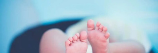 A baby's feet