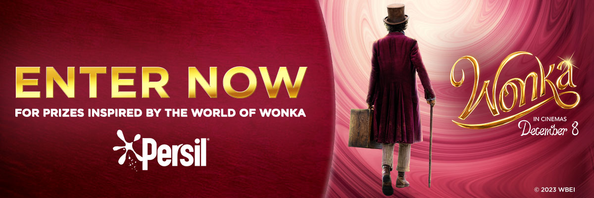 Wonka x Persil competition banner