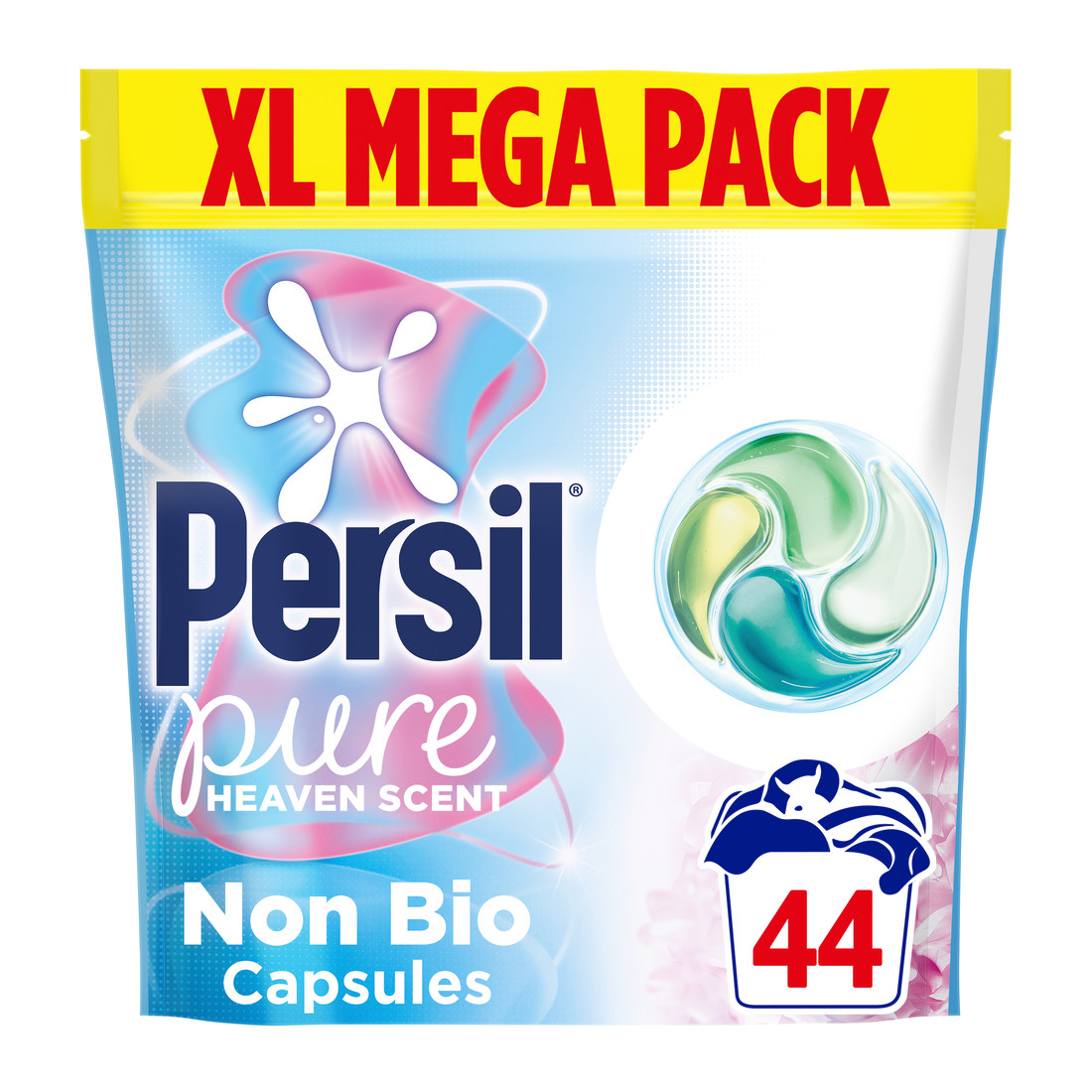 NEW Persil Pure Heaven Scent Non Bio Capsules Packshot