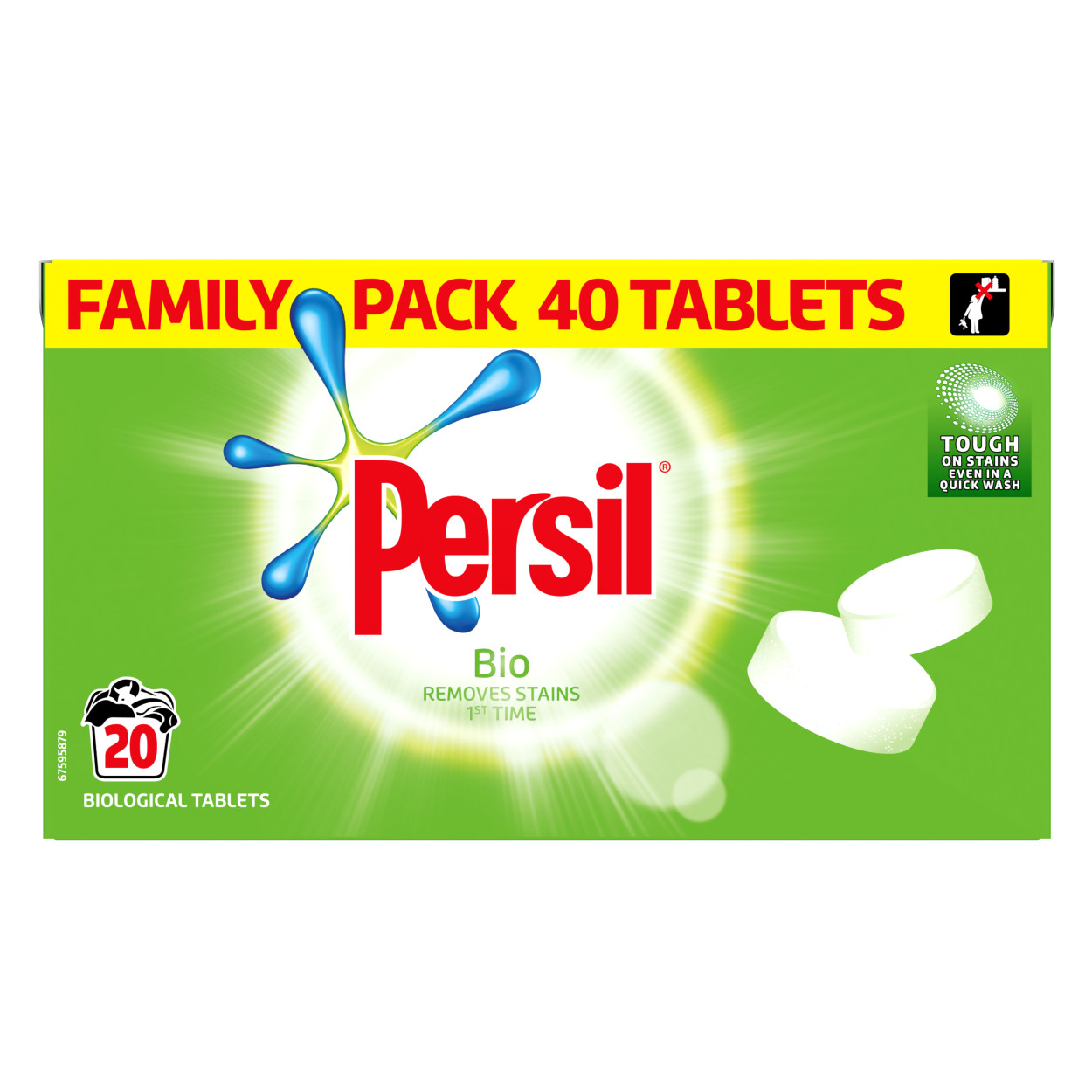 PERSIL BIO WASHING TABLETS packshot