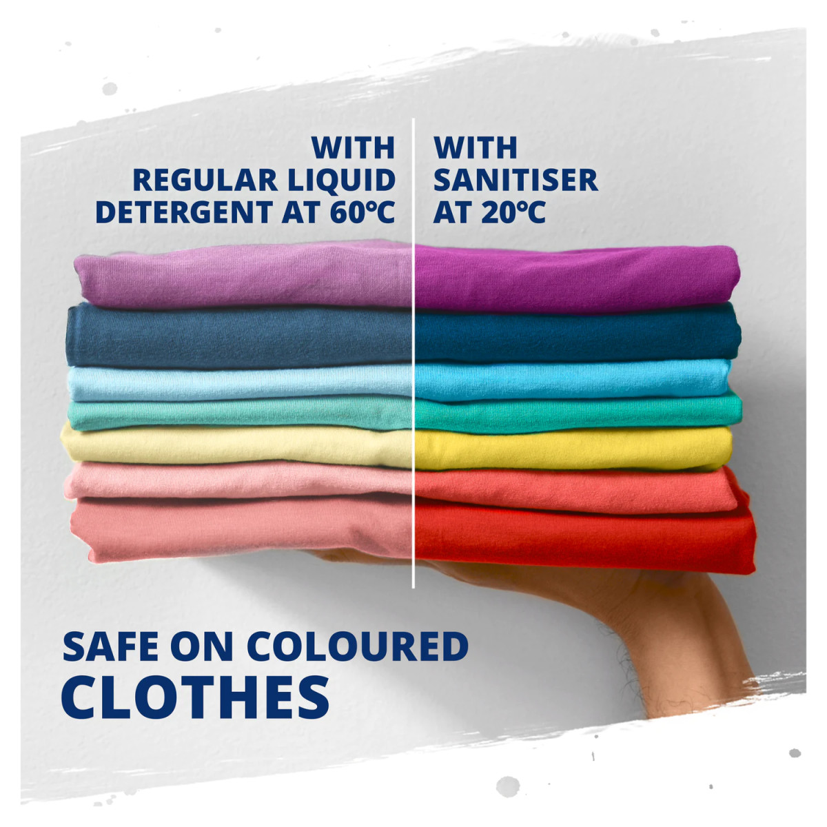 Safe on coloured clothes