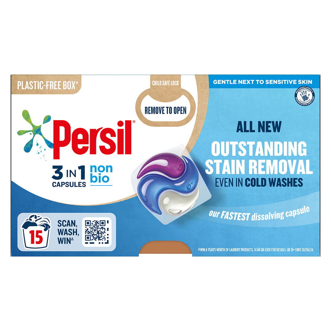 PERSIL NON BIO 3IN1 WASHING CAPSULES packshot